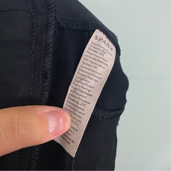 SPANX The‎ Perfect Pant High Rise Flare Black 20252 Sz 1X Petite Plus - Picture 6 of 6